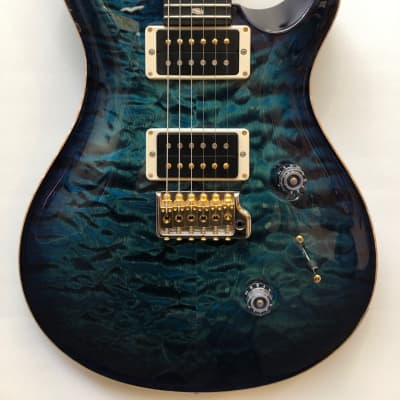PRS Custom 24 Quilted 10-Top 2021 Cobalt Blue for sale