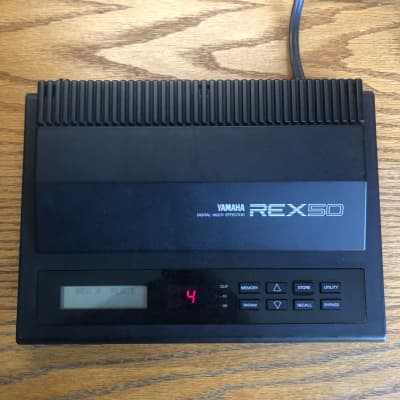 Yamaha REX50 Multi-Effects, cleaned, tested, new microswitches, short power cord.