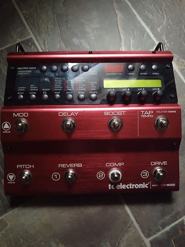 TC Electronic Nova System Limited Edition Red | Reverb