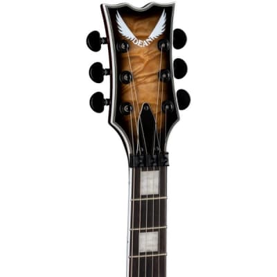 Dean Thoroughbred Select Floyd Quilted Maple, Natural Black Burst, Demo Video! image 5