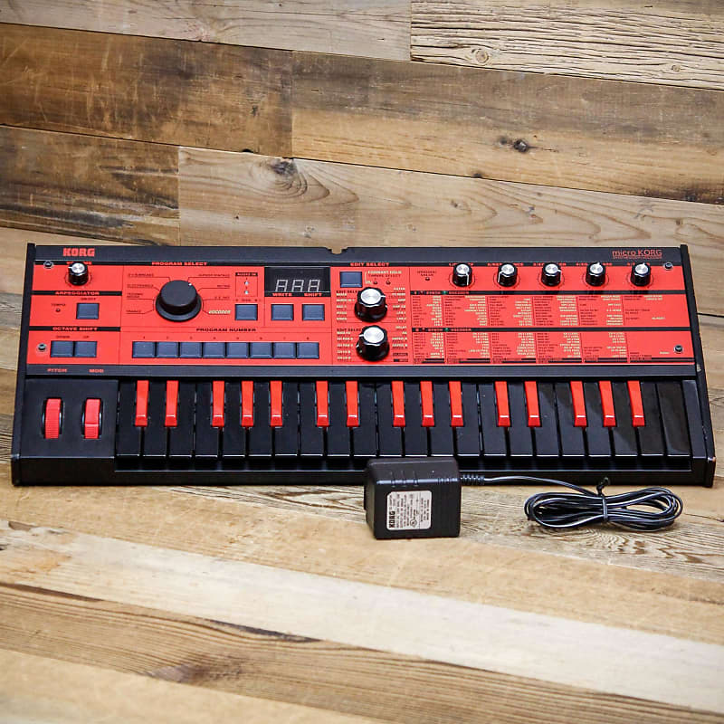 Korg MicroKorg 10th Anniversary Limited Edition Black / Red | Reverb