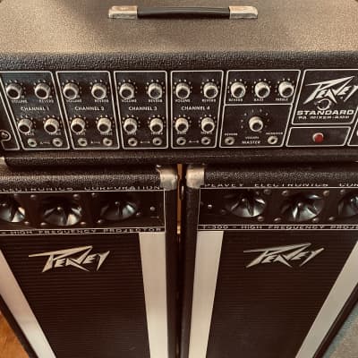 Peavey 260 Standard PA mixer-amp and 2X T300 speaker cabs 1975 image 2