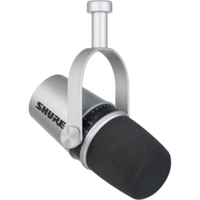 Shure MV7 Podcast Microphone - Silver image 5