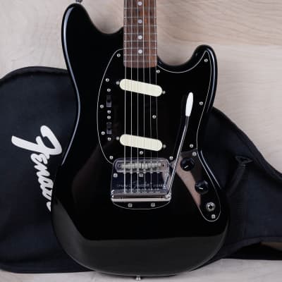 Fender MG-69 Mustang Reissue CIJ 2002 Black Crafted in Japan w/ Bag for sale