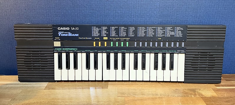 Keyboard Casio Sa 100 100 Sound Tone Bank Old Casio Keyboard Casio