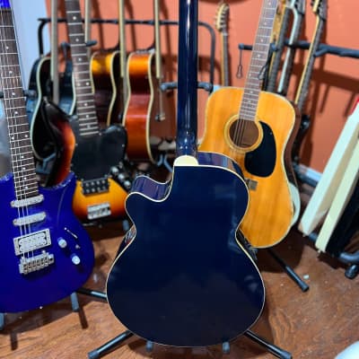1990s Aria - Elecord FET 500 Blue Burst - Acoustic Electric