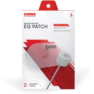 Evans EQ Clear Plastic Double Patch image 2