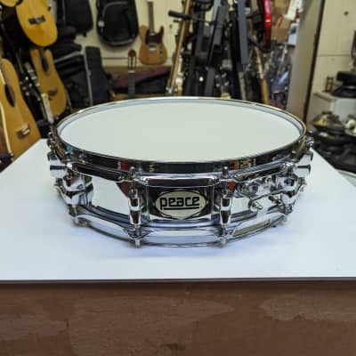 GMS Brass Piccolo Snare Drum 3.5 X 14 1998 Polished Bell Brass