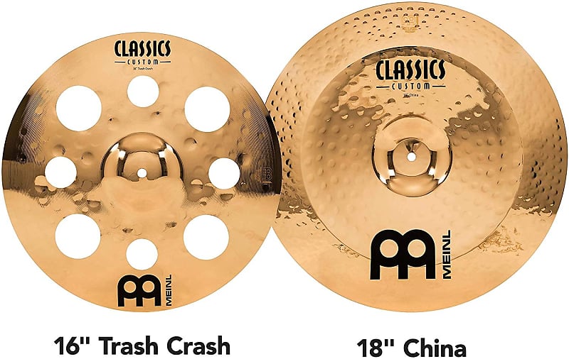 Meinl Cymbals CC4680-TRB Classics Custom Pack Triple Bonus Cymbal Box Set  with FREE 8