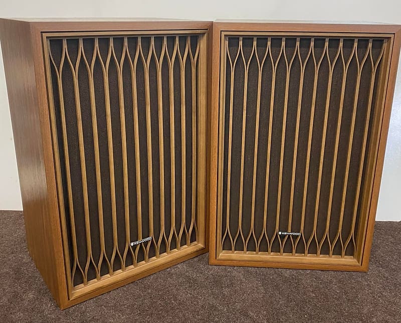 Vintage Kenwood KL-6060 15"woofer Speakers 1976. Serviced! image 1