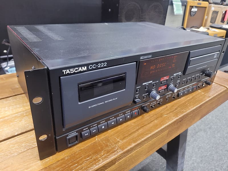 TASCAM CC-222 CD/Cassette Recorder Black