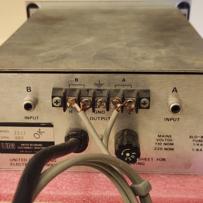 Vintage 1981 UREI 1122 Transcription Stereo Phono Preamplifier "Working + Original" with Manual Copy image 4