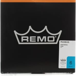Remo Pinstripe Clear Drumhead - 6 inch image 3