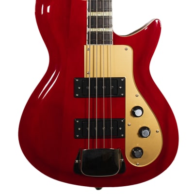 Rivolta Guitars Combinata Bass VII Rosso Red Bass Guitar for sale