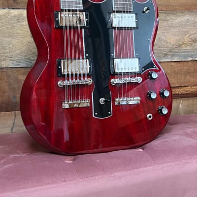 Gibson Custom EDS-1275 Doubleneck Electric Guitar - Cherry Red image 3