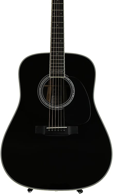 Martin D-35 Johnny Cash Acoustic Guitar - Black image 1