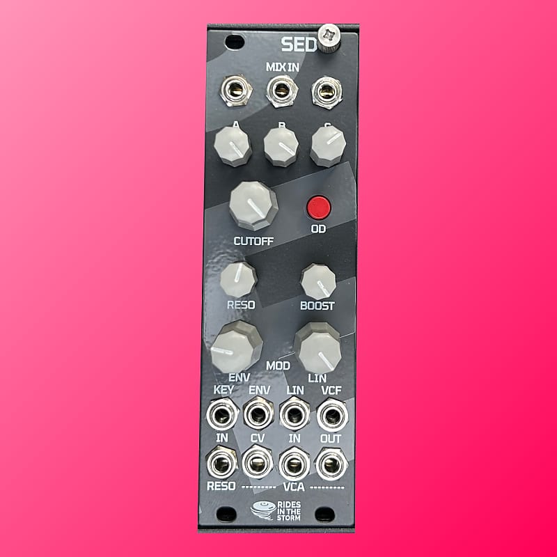 SED Eurorack Filter + VCA + 3Channel Mixer In One Module Reverb