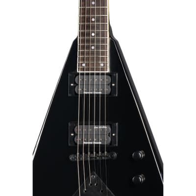 Kramer Dave Mustaine Vanguard Electric Guitar Ebony image 7