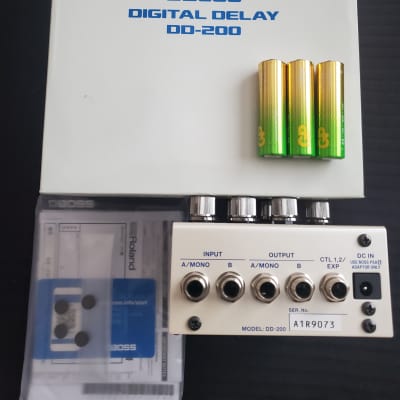 BOSS DD 200 Digital Delay 2019 Satin Silver Reverb