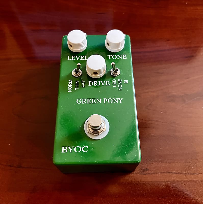 BYOC Green Pony Overdrive - Compare to Maxon OD820 | Reverb
