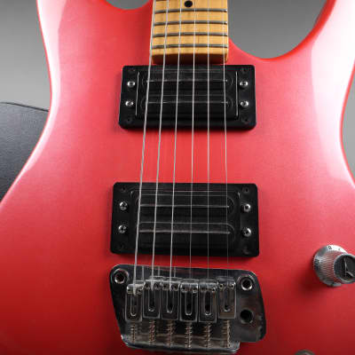 1980's Peavey Pink Milestone Guitar Made in USA w/ Hardshell Case image 17