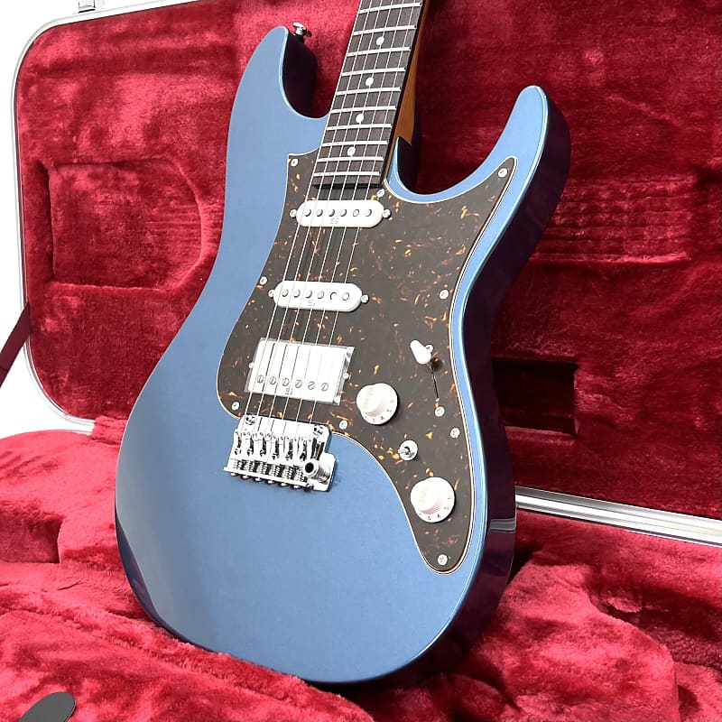 Ibanez AZ2204N Prestige Electric Guitar in Prussian Blue Metallic image 1