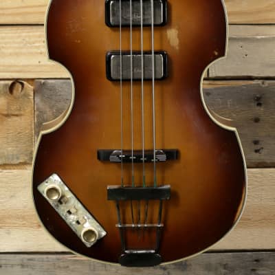 Hofner Left-Handed 500/1 Vintage Violin Bass w/ Case image 2