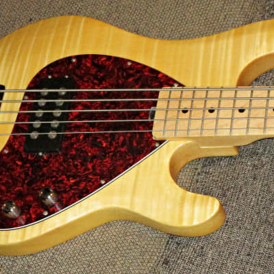 OLP Officially Licensed Product Ernie Ball 5-string Stingray bass 2005 natural image 3