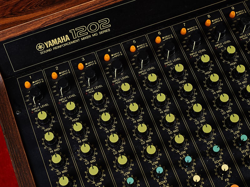 【希少】 YAMAHA MQ-1202 ミキサー ヴィンテージ Yamaha MQ1202 Vintage Mixer. With Tamura mic input