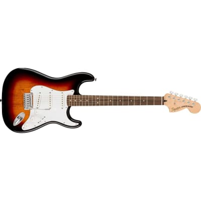 Squier by Fender Affinity Series Stratocaster, Indian Laurel fingerboard, 3-Color Sunburst image 1