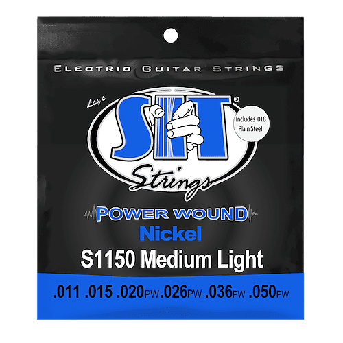 S.I.T. Strings Power Wound Nickel Electric Guitar Strings gauges 11-50 image 1