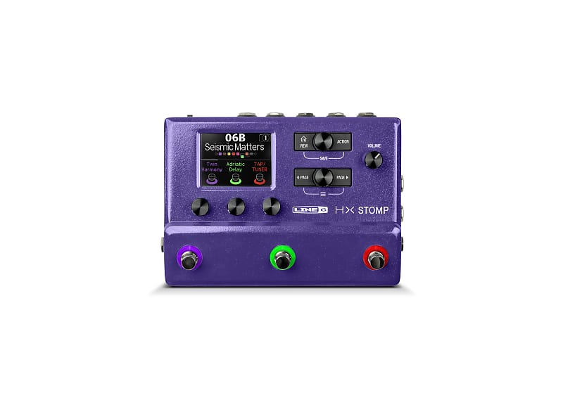 Line 6 Helix Limited-Edition Multi-Effects Guitar Pedal Purple