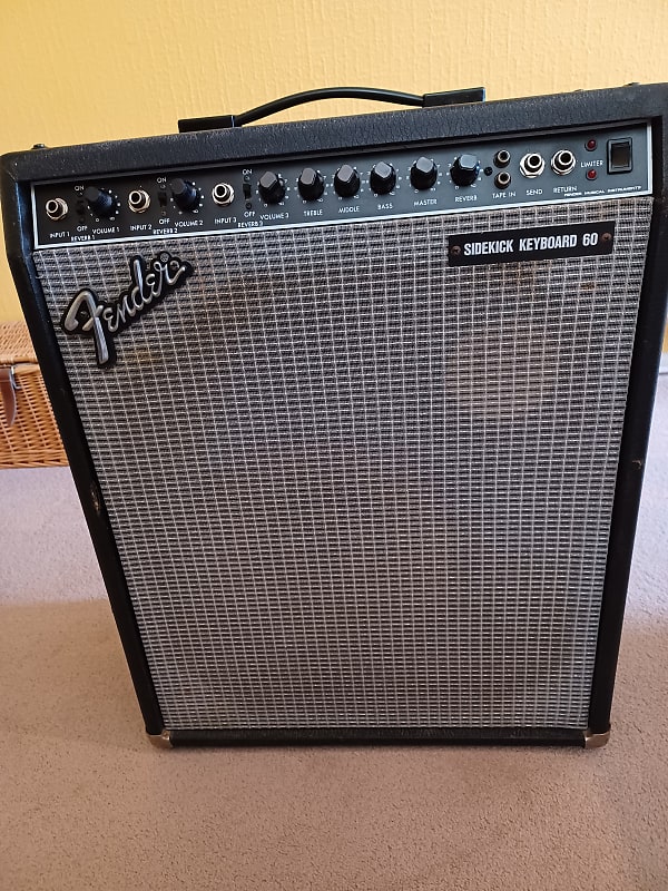 Fender Sidekick Amplifier 60 watt Early 1980's Blackface Reverb UK