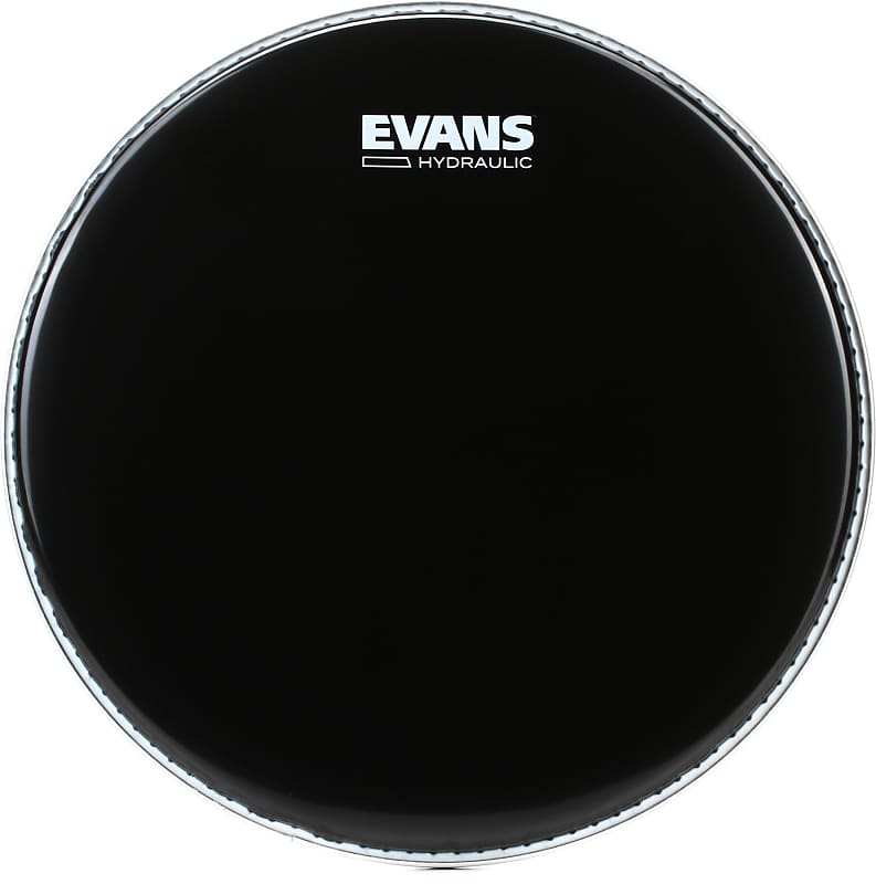 Evans Hydraulic Black Drumhead - 12 inch (2-pack) Bundle image 1