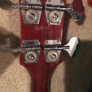 Gibson 2EB EB2 1969 Red Lefthanded Lefty Bass image 5
