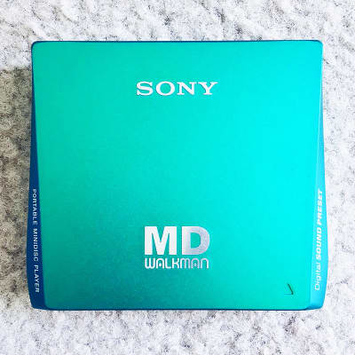 Sony MZ-E75 Walkman MiniDisc Player, Awesome Rare Green ! Working ! image 1