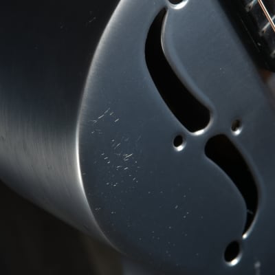 Regal RC-1 Metal Body Style-O Duolian Guitar-- Brushed Nickel-Plated Steel image 9