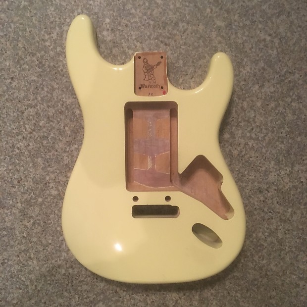 Warmoth Light Yellow Strat Body