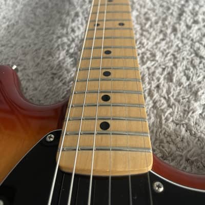 Fender Player Mustang 2021 MIM Sienna Sunburst 75th Anniversary Maple FB Guitar image 7