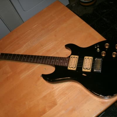 Madeira by Guild black solid body guitar image 1