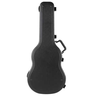 SKB Cases Acoustic Dreadnought Deluxe and 12-String Guitars Hardshell Case with Contoured Arched Lid, TSA Latch, Over-Molded Handle, and EPS Foam Interior image 1