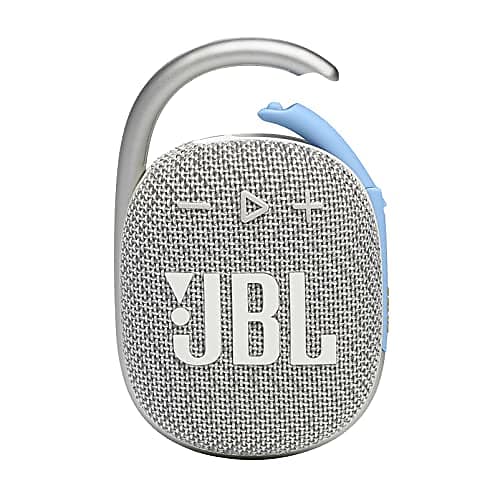 JBL Clip 4 Eco - Ultra-Portable Waterproof Speaker (White) image 1