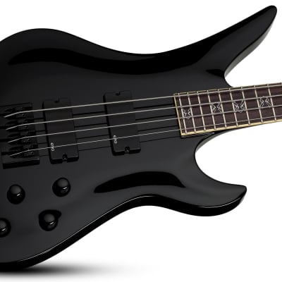 Schecter Dale Stewart Avenger Bass Guitar, Black 217 image 10