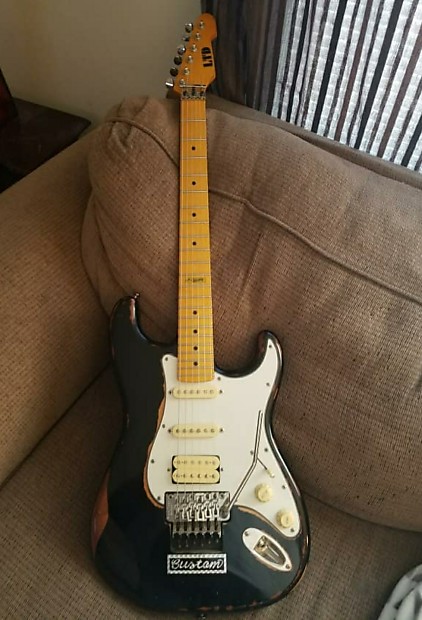 ESP Series 400 Stratocaster Style Red Metallic 1980s