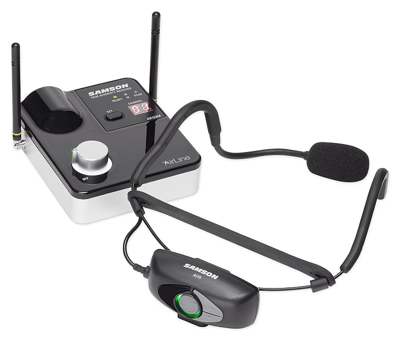 Samson AIRLINE 99M AH9 Wireless UHF Rechargeable Fitness Headset System-D Band image 1