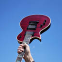 ESP LTD  EC-1000 See Thru Black Cherry Left Handed 6-String Electric Guitar (2021)