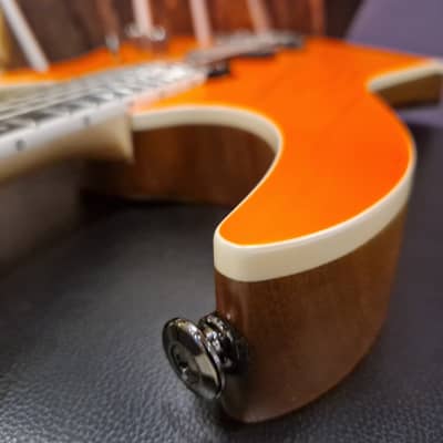 Ibanez RGR5221-TFR Prestige E-Guitar 6 String, 2021 - Transparent Fluorescent Orange + Case M20RG image 4