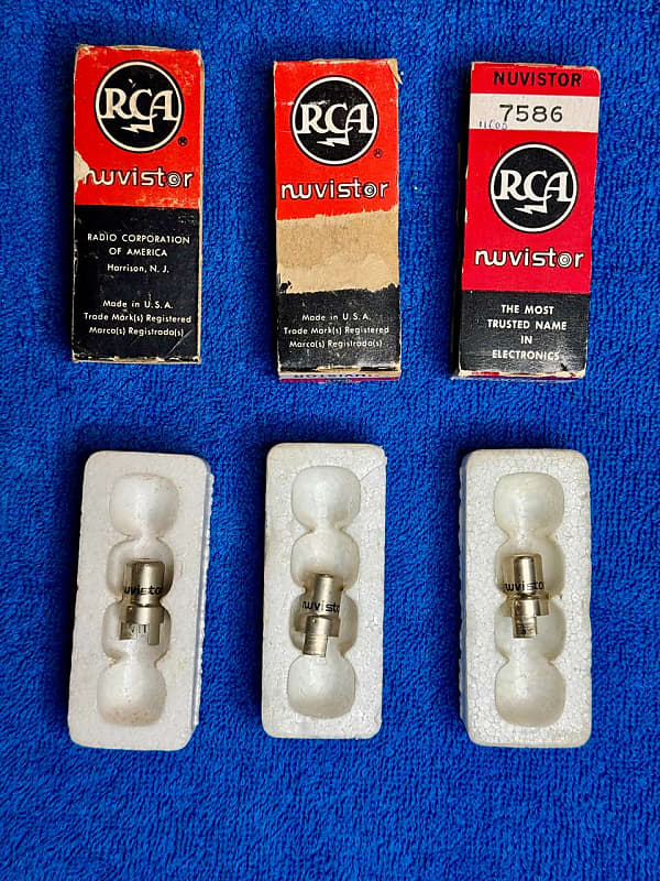 RCA 7586 Nuvistor Microphone Tube AKG C12A C28 C61 Neumann U63 U64 image 1