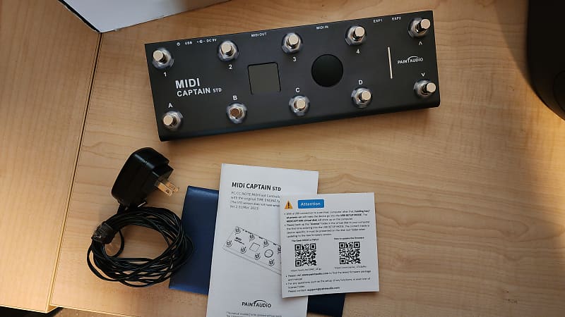 PAINT AUDIO / MIDI CAPTAIN ブラック MIDI Captain STD Vesion (Black) – PaintAudio