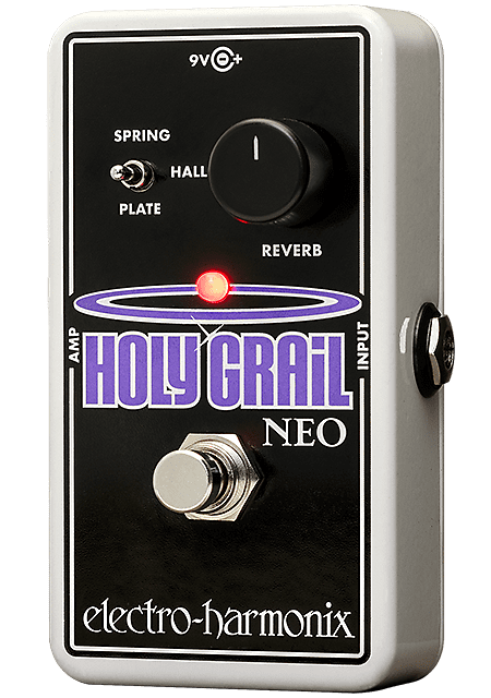 Electro Harmonix Holy Grail Neo Reverb Pedal w/ Power Supply EHX image 1